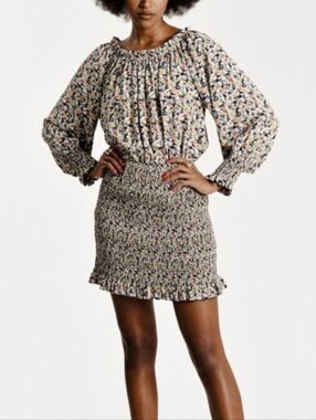 Molly Bracken Multicolor Floral Mini Dress